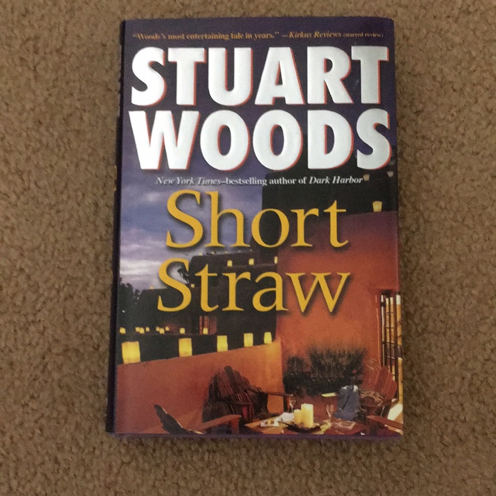 Stuart Woods short straw hard cover